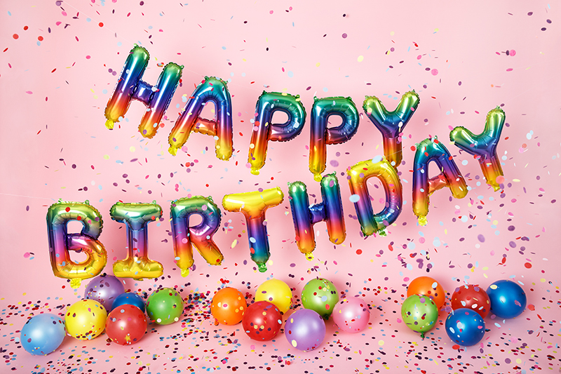 BALLON "HAPPY BIRTHDAY" RAINBOW