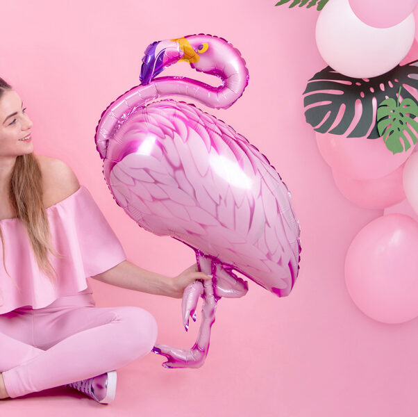 BALLON ALUMINIUM FLAMINGO