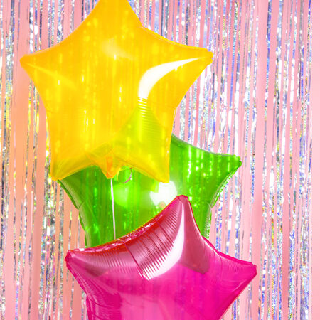 BALLON ALUMINIUM JAUNE 48CM