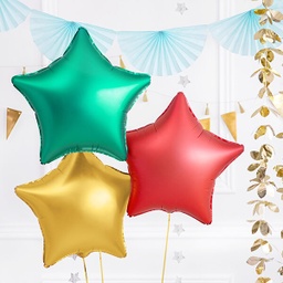 BALLON ALUMINIUM ROUGE 48CM