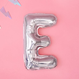 BALLON LETTRE « E » IRISÉ
