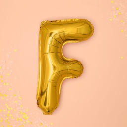 BALLON LETTRE « F » OR