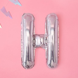 BALLON LETTRE « H » IRISÉ