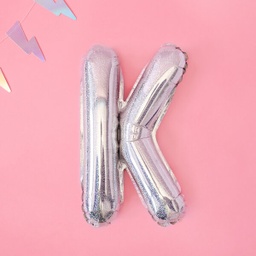 BALLON LETTRE « K » IRISÉ
