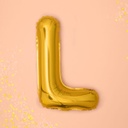 BALLON LETTRE « L » OR