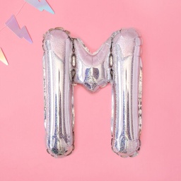 BALLON LETTRE « M » IRISÉ