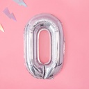 BALLON LETTRE « O » IRISÉ