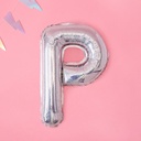 BALLON LETTRE « P » IRISÉ