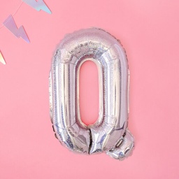BALLON LETTRE « Q » IRISÉ