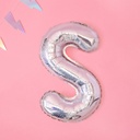 BALLON LETTRE « S » IRISÉ