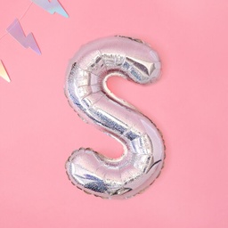 BALLON LETTRE « S » IRISÉ