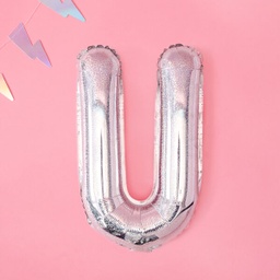 BALLON LETTRE « U » IRISÉ