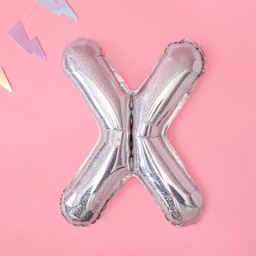 BALLON LETTRE « X » IRISÉ