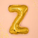 BALLON LETTRE « Z » OR