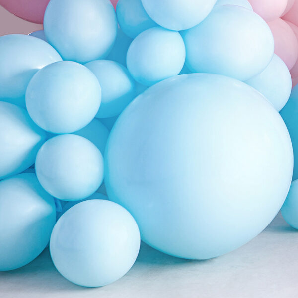 BALLON XL BLEU PASTEL