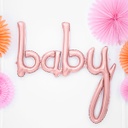 BALLON « BABY » OR ROSE