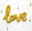 BALLON « LOVE » OR