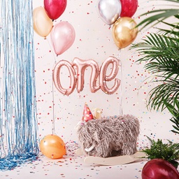 BALLON « ONE » OR ROSE