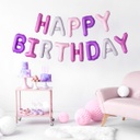 BALLONS "HAPPY BIRTHDAY" MIX