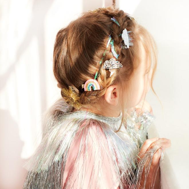 BARRETTES À CHEVEUX PAILLETÉES MÉTÉO