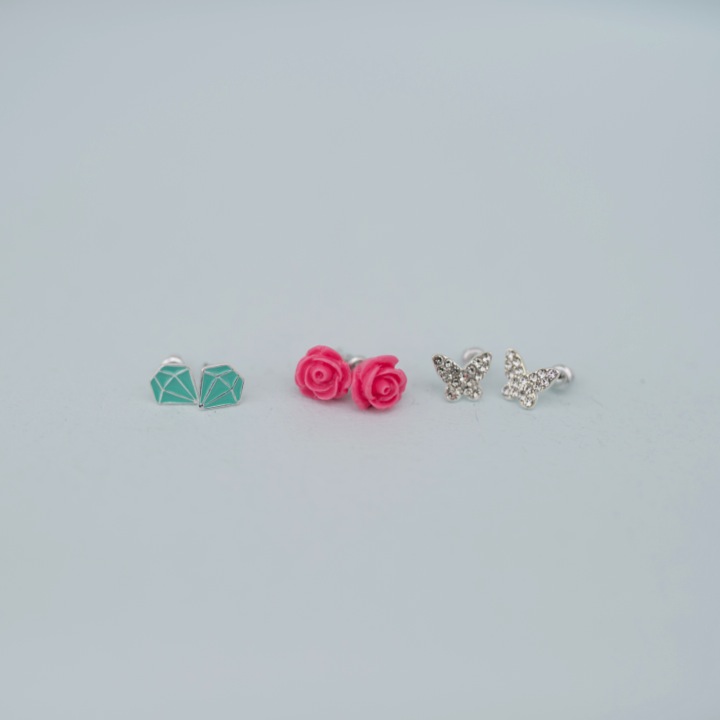 BOUCLES D'OREILLES FLEURS