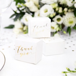 BOÎTES BLANCHE "THANK YOU"