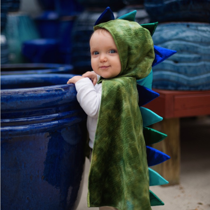 CAPE DRAGON VERTE 2-3ANS