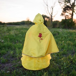 CAPE REVERSIBLE BLANCHE NEIGE/BELLE 5-6 ANS