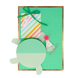 CARTE EN NID D’ABEILLE TORTUE