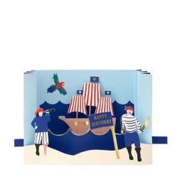 CARTE PIRATE DIORAMA