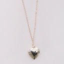 COLLIER MÉDAILLON COEUR