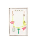 COLLIER TROPICAL ÉMAIL