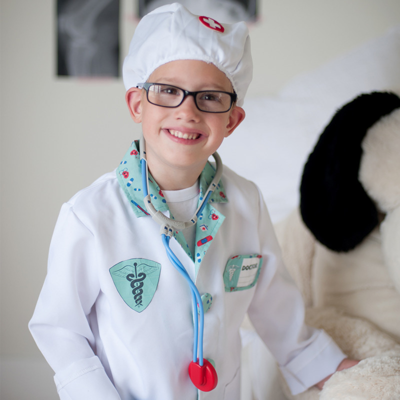 COSTUME MÉDECIN AVEC ACCESSOIRES 5-6ANS