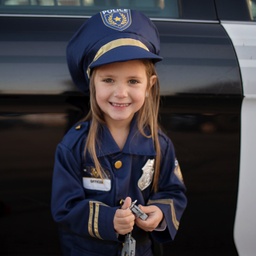 COSTUME POLICE AVEC ACCESSOIRES 5-6ANS