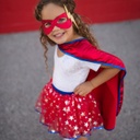 ENSEMBLE CAPE ET MASQUE TUTU SUPER-HÉROS 4-7ANS