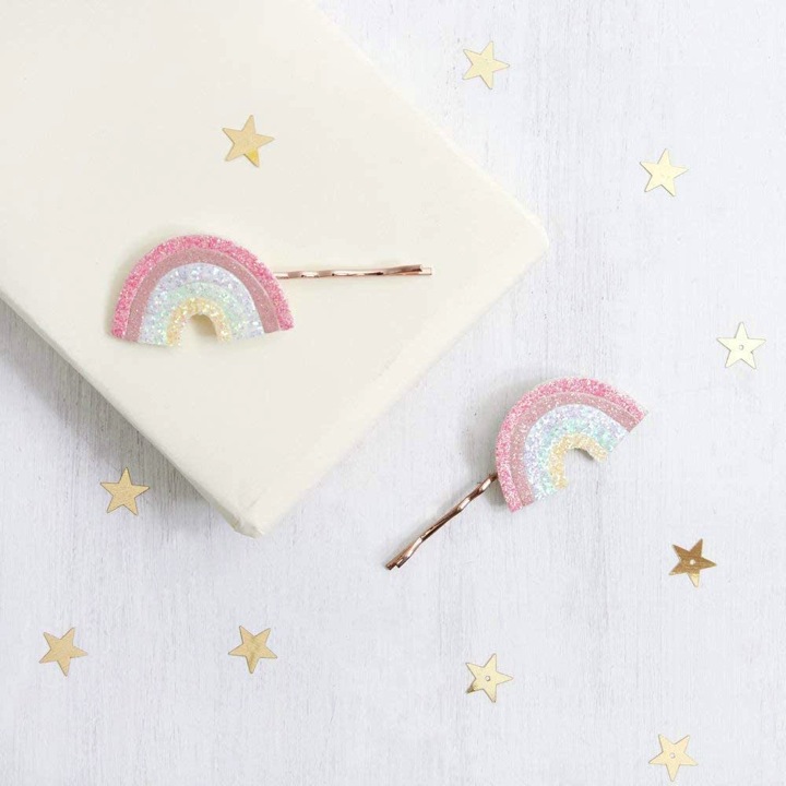 EPINGLES À CHEVEUX ARC-EN-CIEL PAILLETÉ