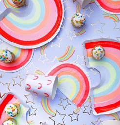 GOBELETS ARC-EN-CIEL NEON