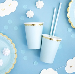 GOBELETS BLEU PASTEL