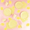 GOBELETS CITRON JAUNE