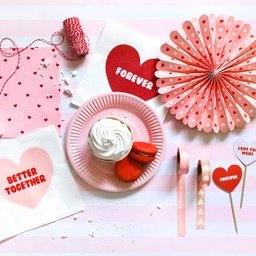 MASKING TAPE "LOVE IS SWEET" ROSE