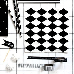 MASKING TAPE NOIR BLACK & WHITE