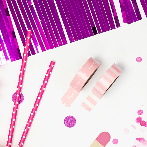 MASKING TAPE RAYURES ROSE
