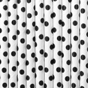 PAILLES BLANCHES PETIT POIS NOIR