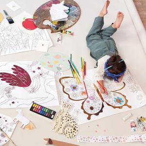POSTER A COLORIER XL DINOSAURE