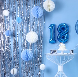 RIDEAU FÊTE ARGENTÉ