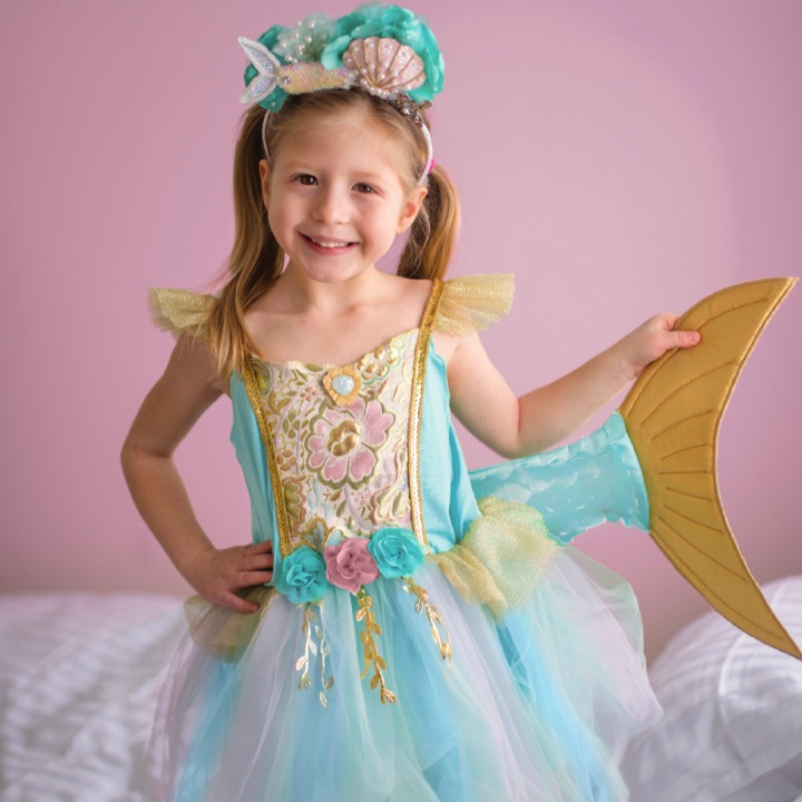 ROBE MERMALICOUS AVEC QUEUE 5-6ANS