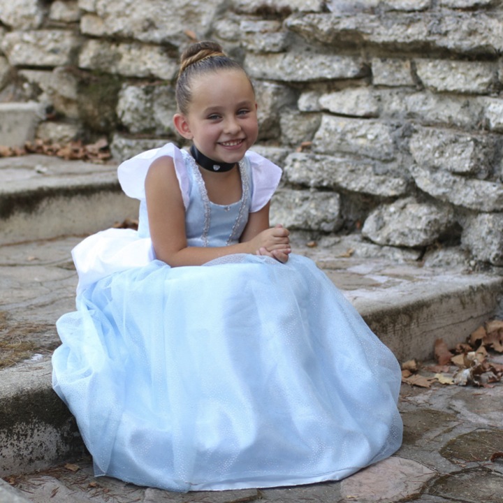 ROBE PRINCESSE CENDRILLON 5-6 ANS