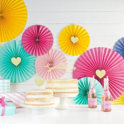 ROSETTES DECORATIVES FUSCHIA
