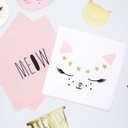 SERVIETTES KITTY