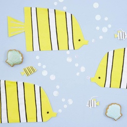 SERVIETTES POISSON SOUS L'EAU